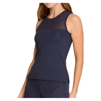 Women's Jaedyn Tennis Tank with Bra-Apparel-Spin-It-PX3225-B-N1-Tennis Express