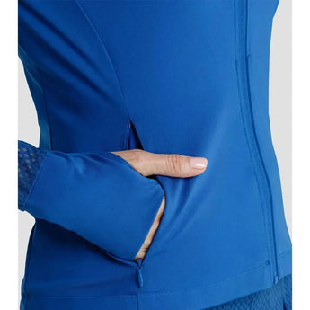 Women's Caryn Full Zip Pickleball Jacket Monaco Blue-Apparel-Spin-It-PX3228-2289U25-2-Tennis Express