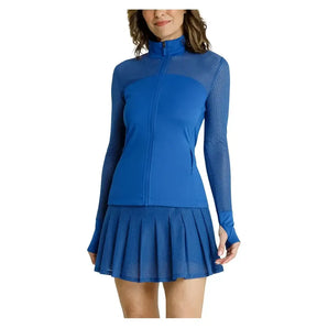 Women's Caryn Full Zip Pickleball Jacket Monaco Blue-Apparel-Spin-It-PX3228-2289U25-Tennis Express