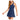 Women's Meghan Flared Pickleball Dress-Apparel-Spin-It-PX3230-B-N-Tennis Express