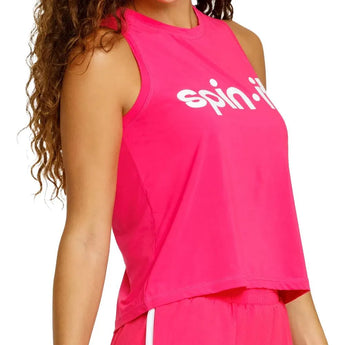 Women's Machli Swing Pickleball Tank Vivid Pink and Chalk-Apparel-Spin-It-PX5086-VSC8S25-2-Tennis Express
