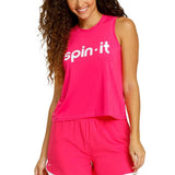 Women's Machli Swing Pickleball Tank Vivid Pink and Chalk-Apparel-Spin-It-PX5086-VSC8S25-Tennis Express