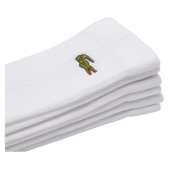 Men's Core Performance Solid Jersey Tennis Tube Socks 3 Pack, Lacoste, Tennis Express, RA4182-B-2