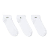 Unisex Low-Cut Classic Tennis Socks 3 Pack,Socks,Lacoste,001 White,6.5/8.5,Tennis Express,RA9267-BF26-001