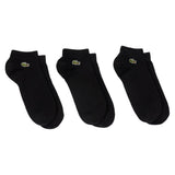 Unisex Low-Cut Classic Tennis Socks 3 Pack,Socks,Lacoste,031 Black,6.5/8.5,Tennis Express,RA9267-BF26-Black