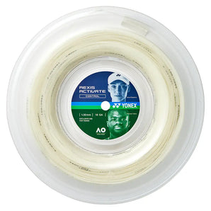 Rexis Activate Tennis String Reel White,Strings,Yonex,White,16,Tennis Express,RGTA-2R-16-1