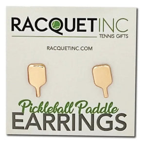Pickleball Paddle Earrings Rose Gold-Racquets-Racquet Inc-RITG228-Tennis Express