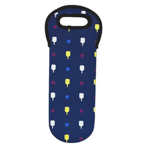 Pickleball Wine Tote Navy-Bags-Racquet Inc-RITG250-Tennis Express