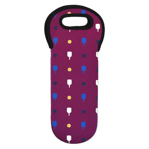 Pickleball Wine Tote Plum-Bags-Racquet Inc-RITG252-Tennis Express