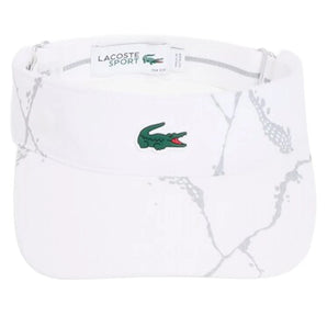 Women's Players Tennis Visor White,Apparel,Lacoste,,,Tennis Express,RK6762-001F26-1