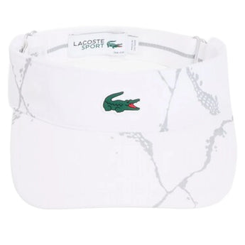 Women's Players Tennis Visor White,Apparel,Lacoste,,,Tennis Express,RK6762-001F26-1