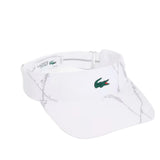 Women's Players Tennis Visor White,Apparel,Lacoste,White,One Size,Tennis Express,RK6762-001F26