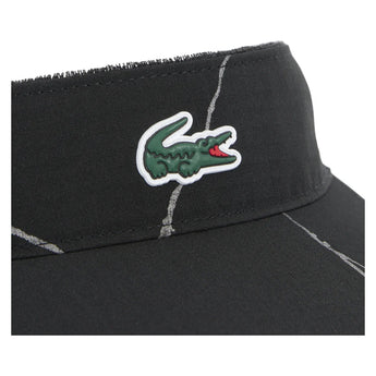 Women's Players Tennis Visor Black, Lacoste, Tennis Express, RK6762-031F26-3