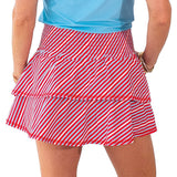 Women's Ruffle Skort Stripes,Apparel,Bubble,,,Tennis Express,RUFP-S-4