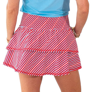Women's Ruffle Skort Stripes,Apparel,Bubble,,,Tennis Express,RUFP-S-4