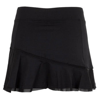 Women's Core Classic 13.5 Inch Flounce Tennis Skort-Apparel-Inphorm-S15009-BF21-Black-2-Tennis Express