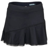 Women's Classic 13.5 Inch Flounce Tennis Skort Black-Apparel-Inphorm-S15009-BH24-Tennis Express