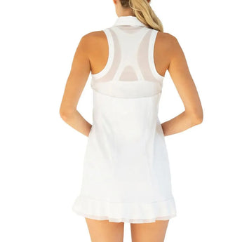 Women's Neisha Tennis Dress White-Apparel-Inphorm-S19003S-001F24-1-Tennis Express