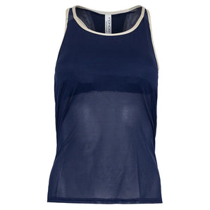 Women's Quinn Tennis Tank Ink and Silver Sand-Apparel-Inphorm-S20007-0435F24-Tennis Express