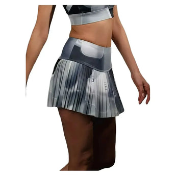 Women's Harper Pleated Tennis Skort Avalon Print-Apparel-Inphorm-S24017-2522H25-Tennis Express