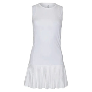 Women's Elle Tennis Dress White-Apparel-Inphorm-S25001-001F25-Tennis Express