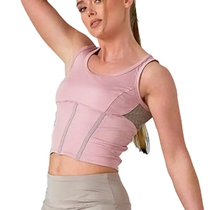 Women's Mai Tennis Tank Dusty and Latte-Apparel-Inphorm-S25004-2510S25-1-Tennis Express