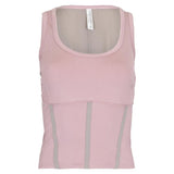 Women's Mai Tennis Tank Dusty and Latte-Apparel-Inphorm-S25004-2510S25_c38f013a-f032-46bb-8b9f-b452f7f64584-Tennis Express