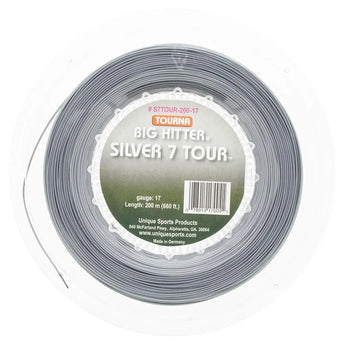 Silver 7 Tour Tennis String Reel-Strings-Tourna-S7TOUR-200-17-Tennis Express