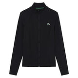 Women's Essentials Tennis Demi-Zip Top Black-Apparel-Lacoste-SF0145-031-2-Tennis Express