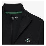 Women's Essentials Tennis Demi-Zip Top Black-Apparel-Lacoste-SF0145-031-3-Tennis Express