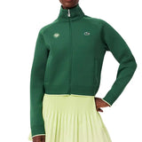 Women's Roland Garros Tennis Jacket Green,Apparel,Lacoste,,,Tennis Express,SF0386-132-3