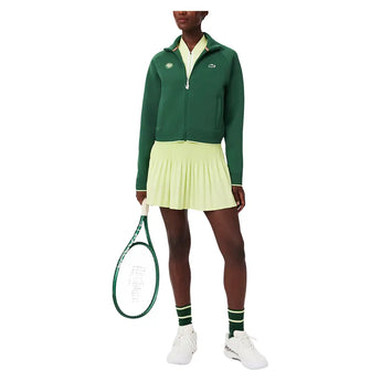 Women's Roland Garros Tennis Jacket Green,Apparel,Lacoste,,,Tennis Express,SF0386-132-5