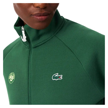 Women's Roland Garros Tennis Jacket Green,Apparel,Lacoste,,,Tennis Express,SF0386-132-6