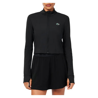 Women's Players Tennis Midlayer Black, Lacoste, Tennis Express, SF6782-031F26-1