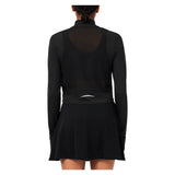 Women's Players Tennis Midlayer Black, Lacoste, Tennis Express, SF6782-031F26-2