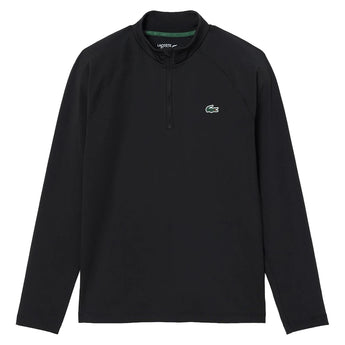 Men's Essentials Demi-Zip Tennis Sweatshirt-Apparel-Lacoste-SH0198_031-Tennis Express