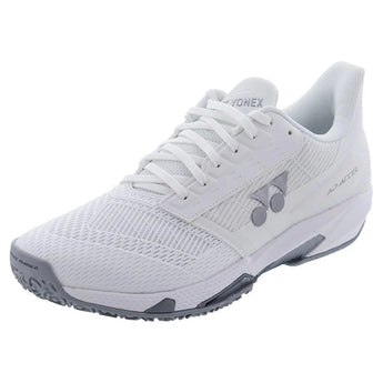 Women's Power Cushion AD-ACCEL Clay Tennis Shoes White-Footwear-Yonex-SHTAALG-WHF24-X-6-[Sku]-Tennis Express
