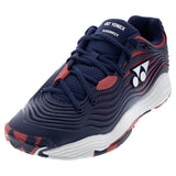Men's Power Cushion Fusionrev 5 Tennis Shoes Navy and Red-Footwear-Yonex-SHTF5MAC-S24-X-Tennis Express