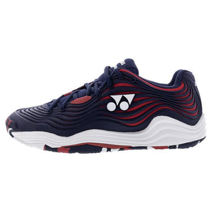 Men's Power Cushion Fusionrev 5 Tennis Shoes Navy and Red-Footwear-Yonex-SHTF5MAC-S2402-Tennis Express