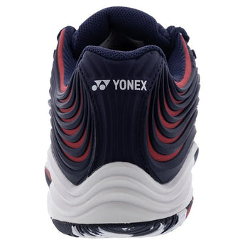 Men's Power Cushion Fusionrev 5 Tennis Shoes Navy and Red-Footwear-Yonex-SHTF5MAC-S24042-Tennis Express