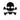 Skull and Crossbones Tennis Stencil-Accessories-Tourna-SKUL-S-Tennis Express