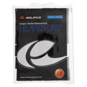 Heaven Tennis Overgrip Gray 12 Pack-Accessories-Solinco-SOL0718004-Tennis Express