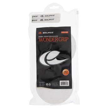 Wonder Tacky Tennis Over Grip White 30 Pack-Accessories-Solinco-SOL1920184-Tennis Express