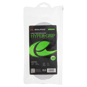 Hyper Extra Tacky Tennis Overgrip White 30 Pack-Accessories-Solinco-SOL1920366-Tennis Express