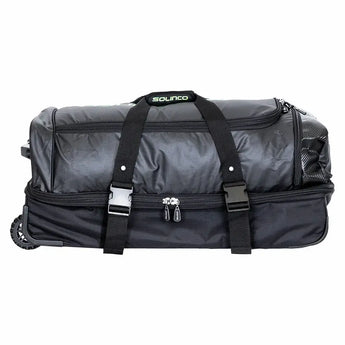 Tour Tennis Travel Bag with Wheels Black and Green-Bags-Solinco-SOL1920641_1_copy-Tennis Express
