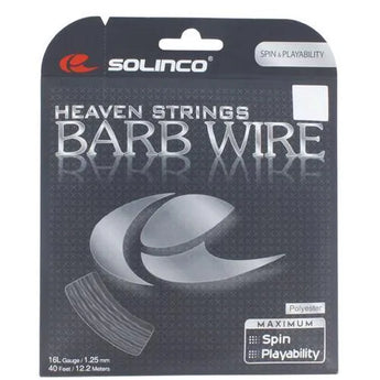 Barb Wire 16L 1.25MM Tennis String-Strings-Solinco-SOLBARB16LSET-Tennis Express
