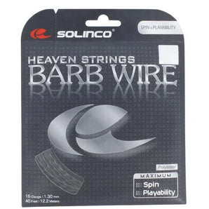 Barb Wire 16G 1.30MM Tennis String-Strings-Solinco-SOLBARB16SET-Tennis Express