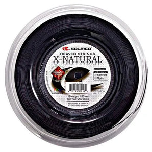 X-Natural Tennis String Reel Black-Strings-Solinco-SOLXNATR-16-Tennis Express