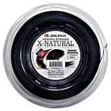X-Natural Tennis String Reel Black-Strings-Solinco-SOLXNATR-17-Tennis Express