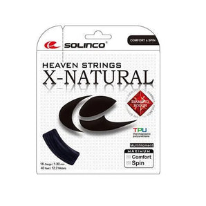 X-Natural Tennis String Black-Strings-Solinco-SOLXNATSET-16L-Tennis Express